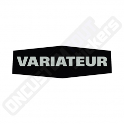 PEUGEOT 103 VARIATOR COVER STICKER