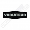PEUGEOT 103 VARIATOR COVER STICKER