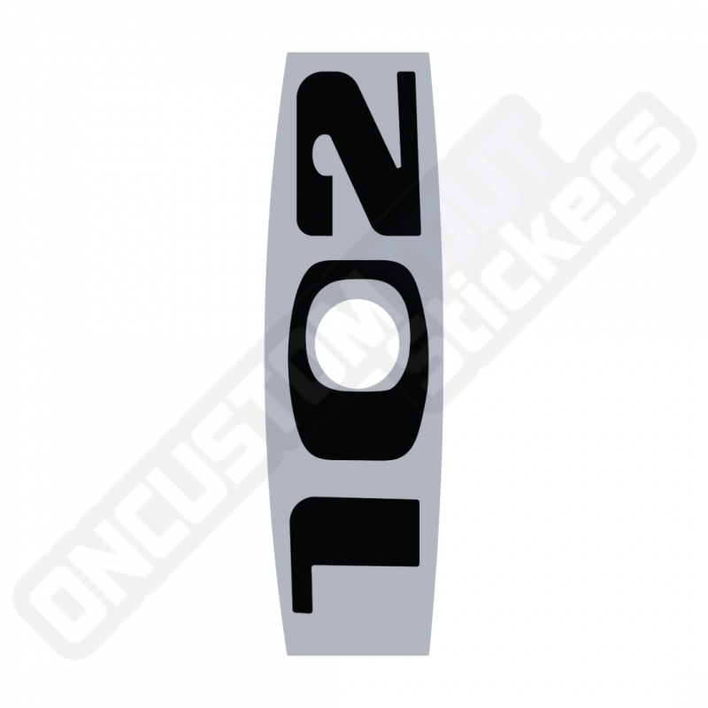 PEUGEOT 102 FORK FAIRING STICKER