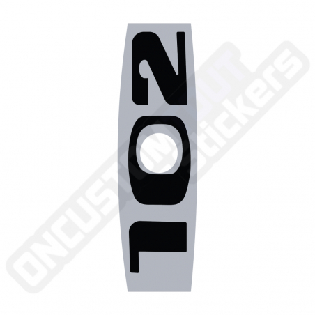 PEUGEOT 102 FORK FAIRING STICKER