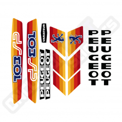 KIT ADESIVI ARANCIONI PEUGEOT 103 SP