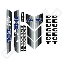 PEUGEOT 103 SP GREY STICKER KIT