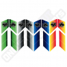 BLAUE PEUGEOT 103 STICKERS