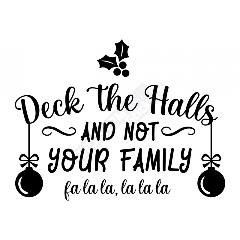 ADESIVO CON CITAZIONE DIVERTENTE DI NATALE