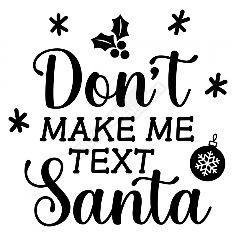ADESIVO CON CITAZIONE DIVERTENTE DI NATALE