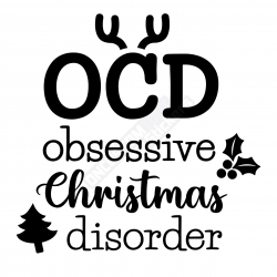 PEGATINA CON FRASE DIVERTIDA DE NAVIDAD