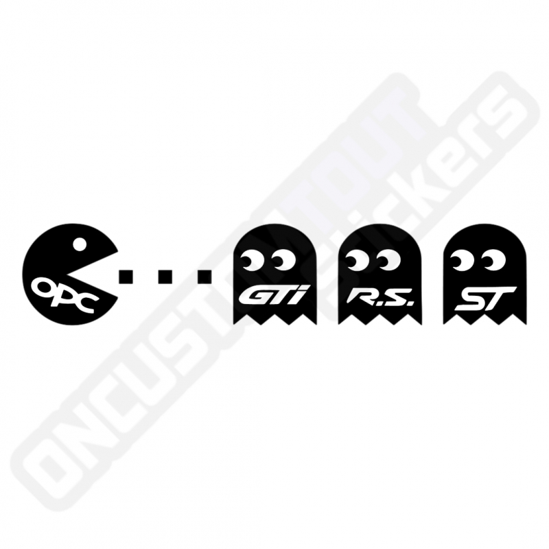 PAC-MAN-STICKER FÜR OPEL OPC PAC-MAN-STICKER FÜR OPEL OPC