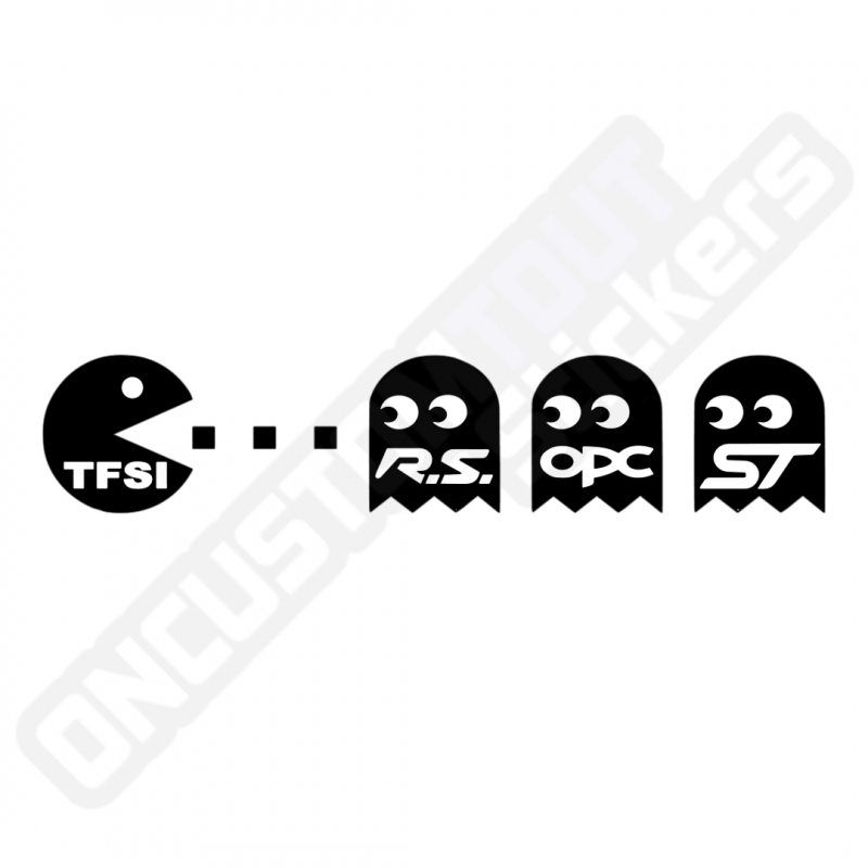 PAC-MAN TFSI STICKER
