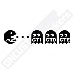 PAC-MAN RENAULT SPORT STICKER