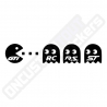 STICKERS PAC MAN POUR PEUGEOT GTI