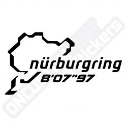 PEGATINAS NÜRBURGRING RÉCORD MEGANE RS