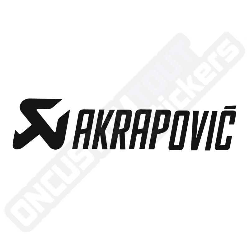 AKRAPOVIC STICKER AKRAPOVIC STICKER