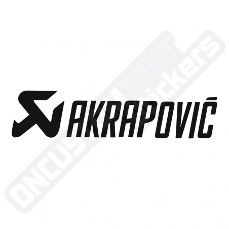 AKRAPOVIC STICKER