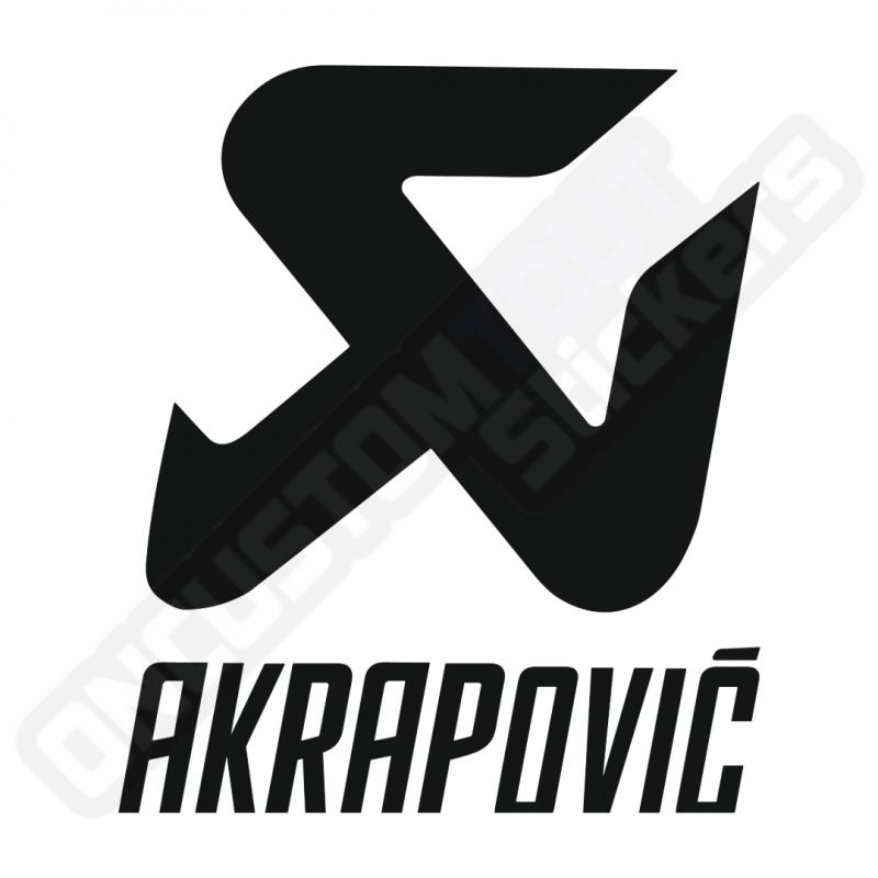 AKRAPOVIC STICKER AKRAPOVIC STICKER
