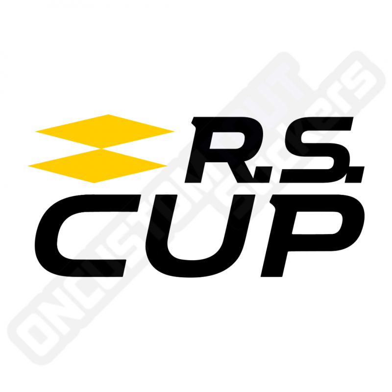 RENAULT SPORT CUP STICKER RENAULT SPORT CUP STICKER