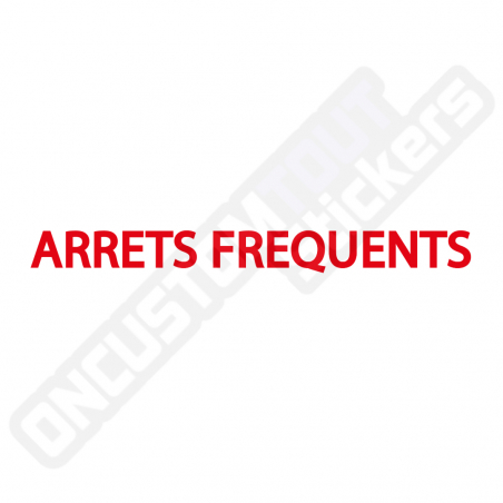 PEGATINAS PARADAS FRECUENTES
